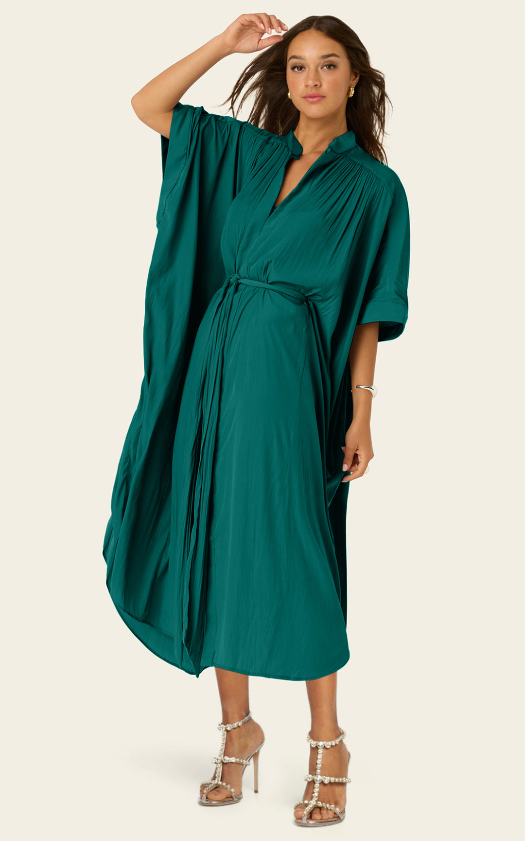 The Multiwear Shirt Dress - Juniper, Grande