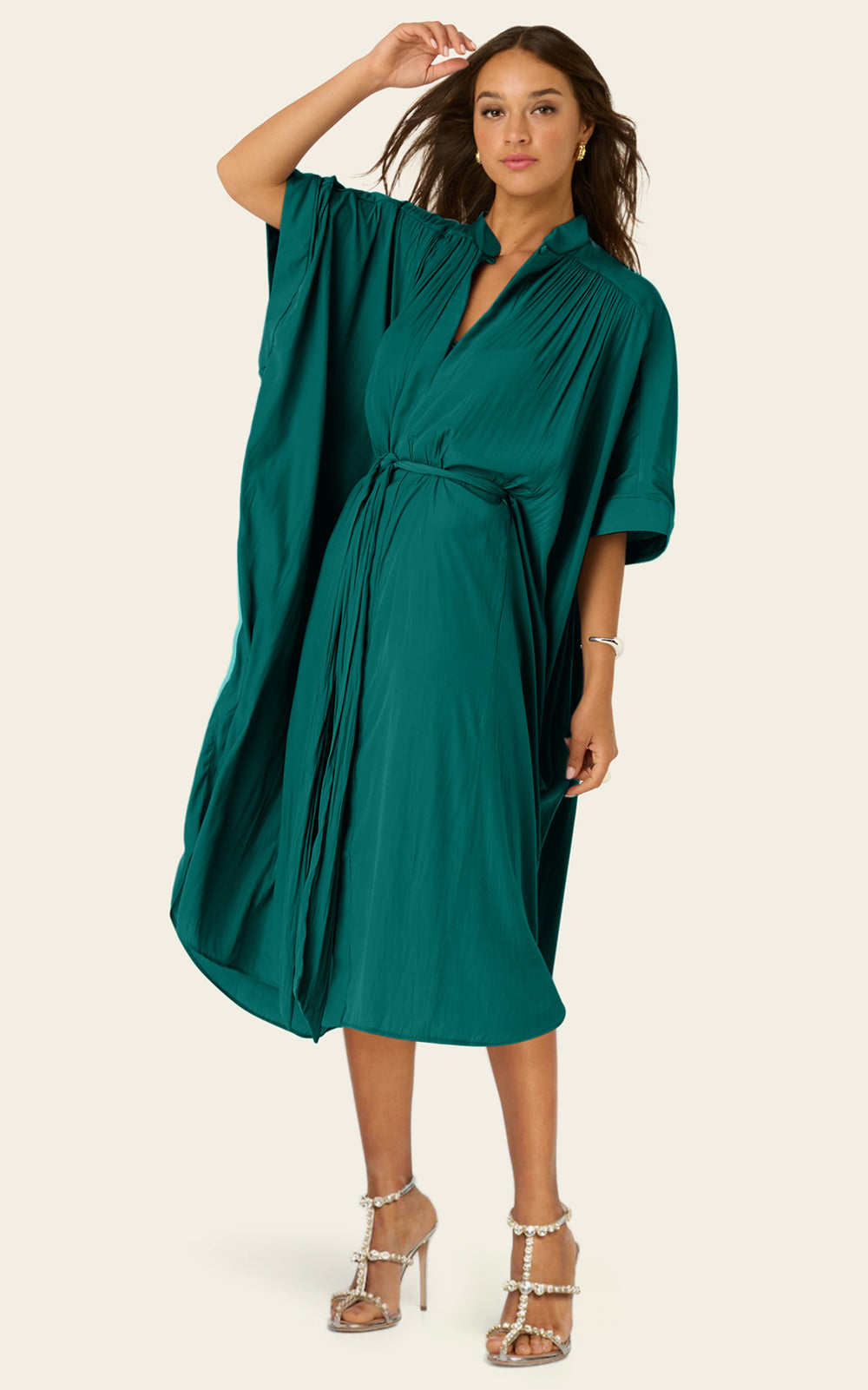 The Multiwear Shirt Dress - Juniper, Petite