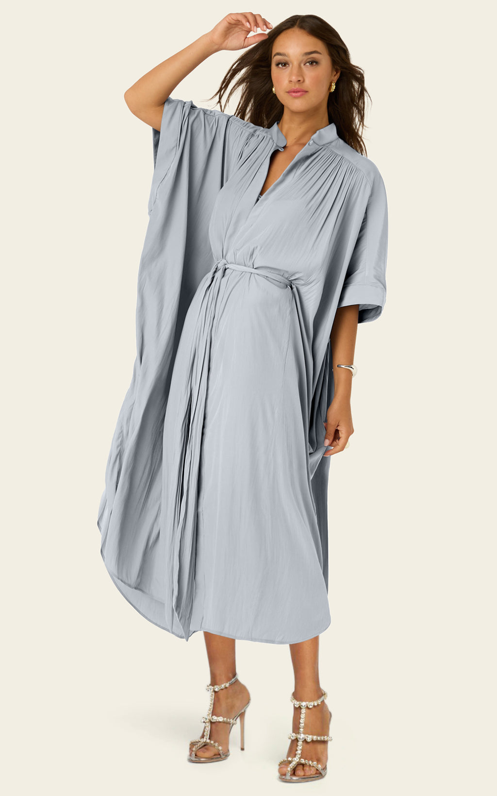 The Multiwear Shirt Dress - Moondust Grey, Grande