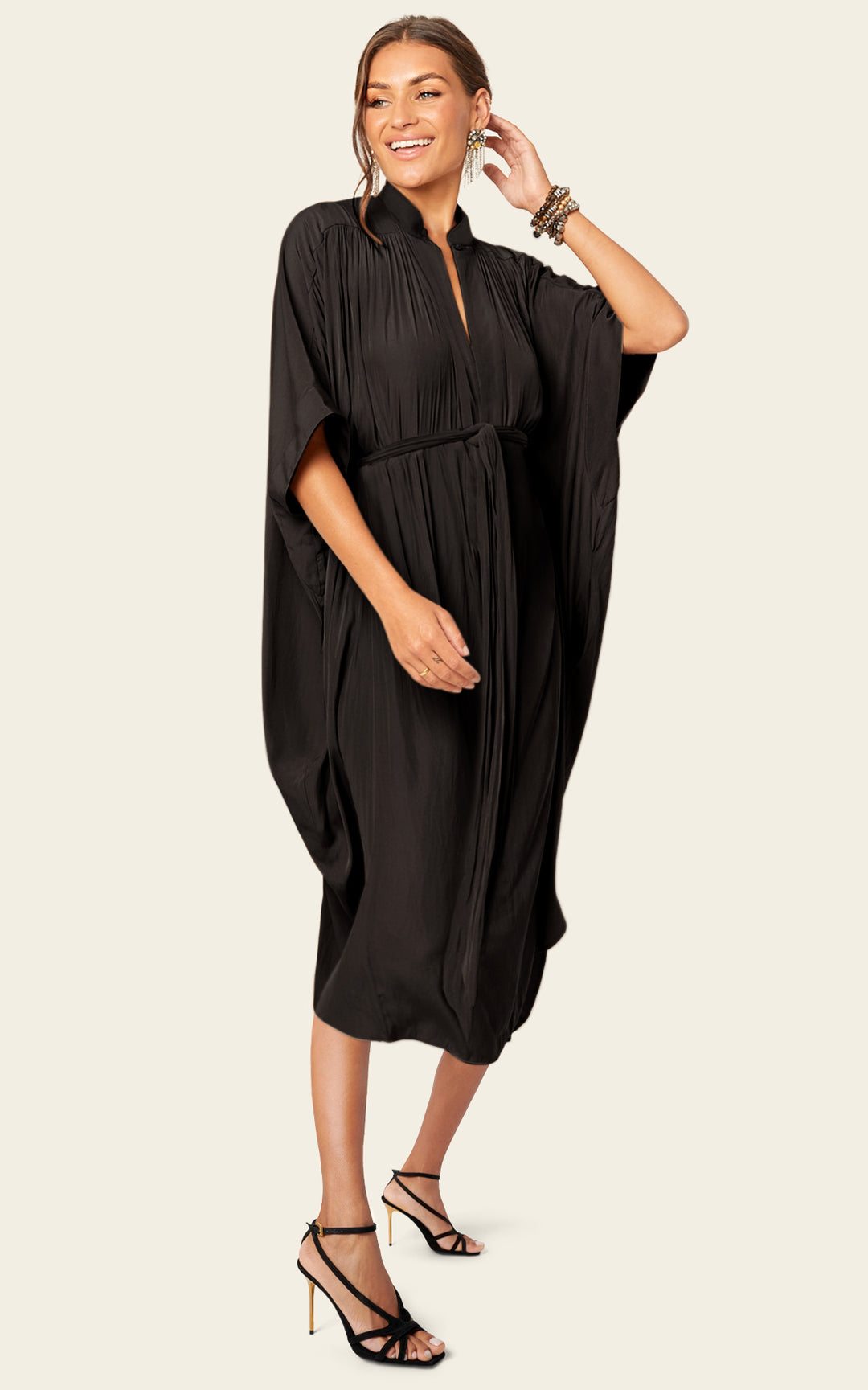 The Original Multiwear Dress - Black, Midi