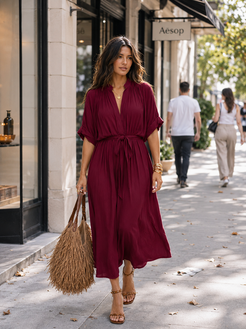 The Multiwear Shirt Dress - Blackberry, Grande