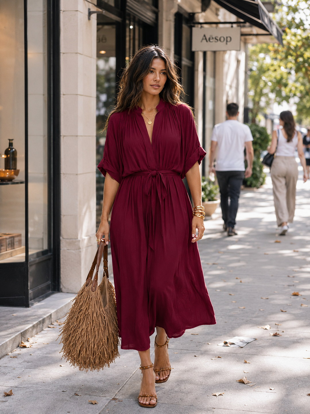The Multiwear Shirt Dress - Blackberry, Grande