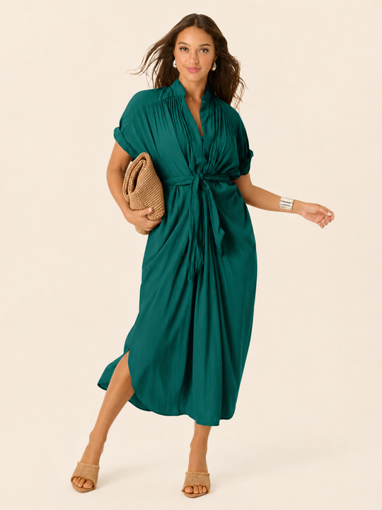 The Multiwear Shirt Dress - Juniper, Grande
