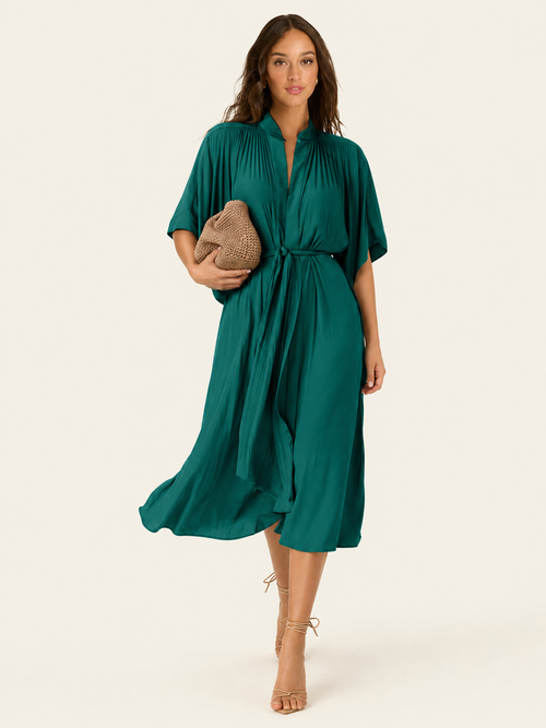 The Multiwear Shirt Dress - Juniper, Petite
