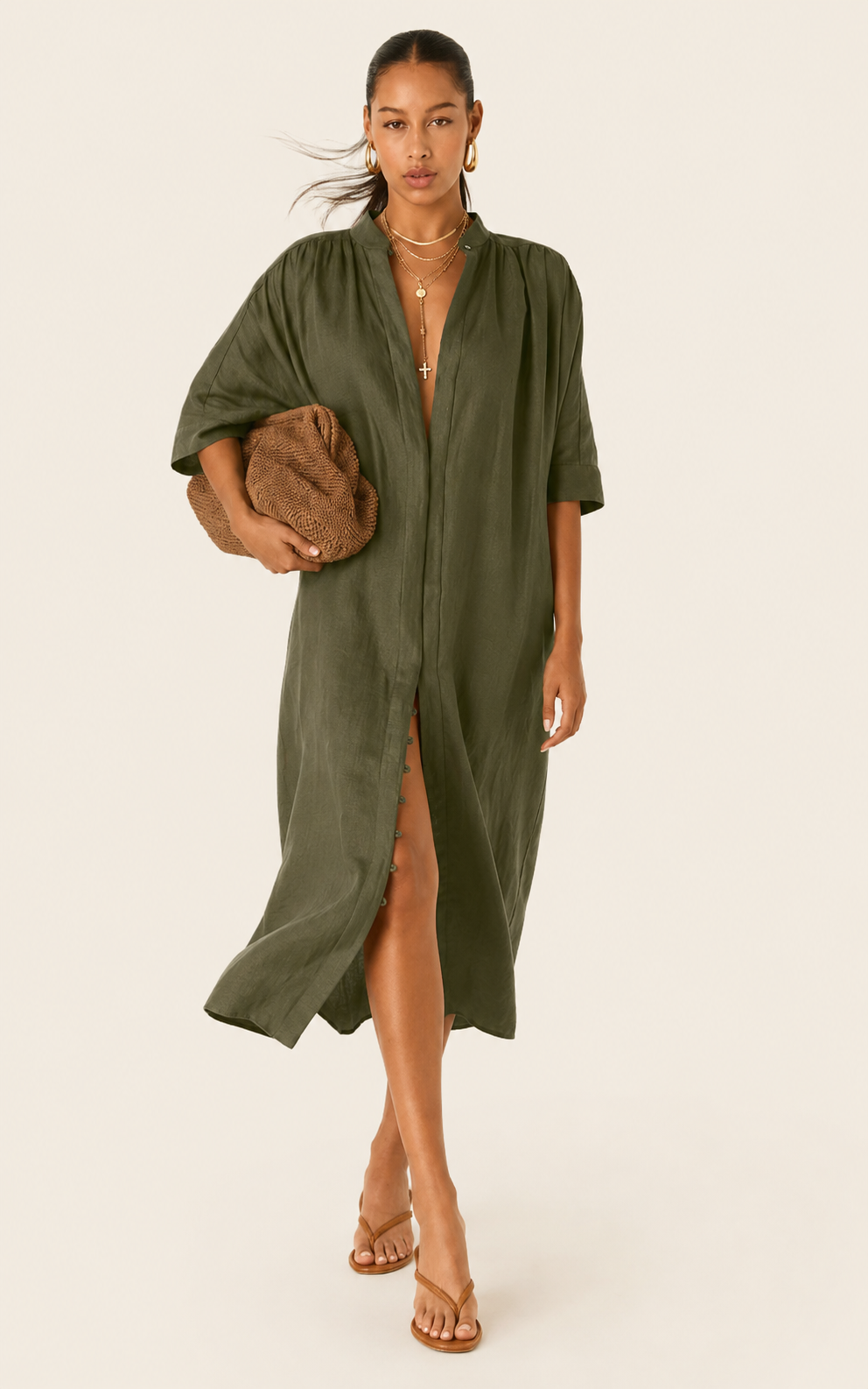 x dress The Criss Cross Maxi XimenaValero ring detail 95% Cotton Madame X | painting by