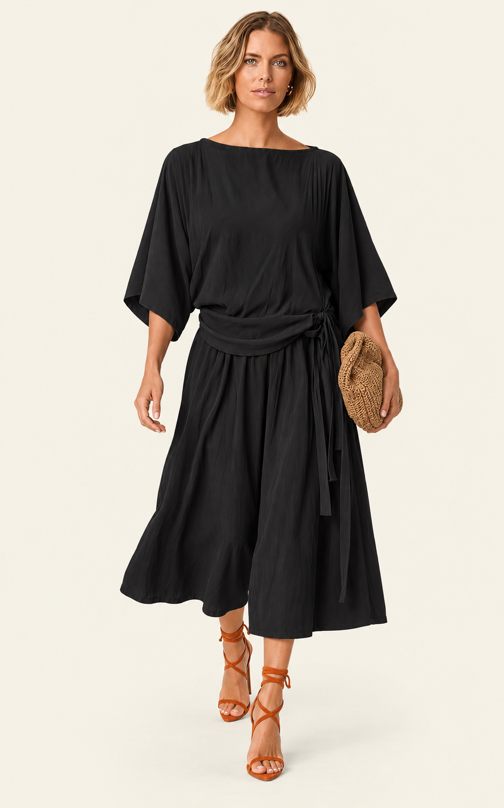 The Luxe Cullote Short - Black