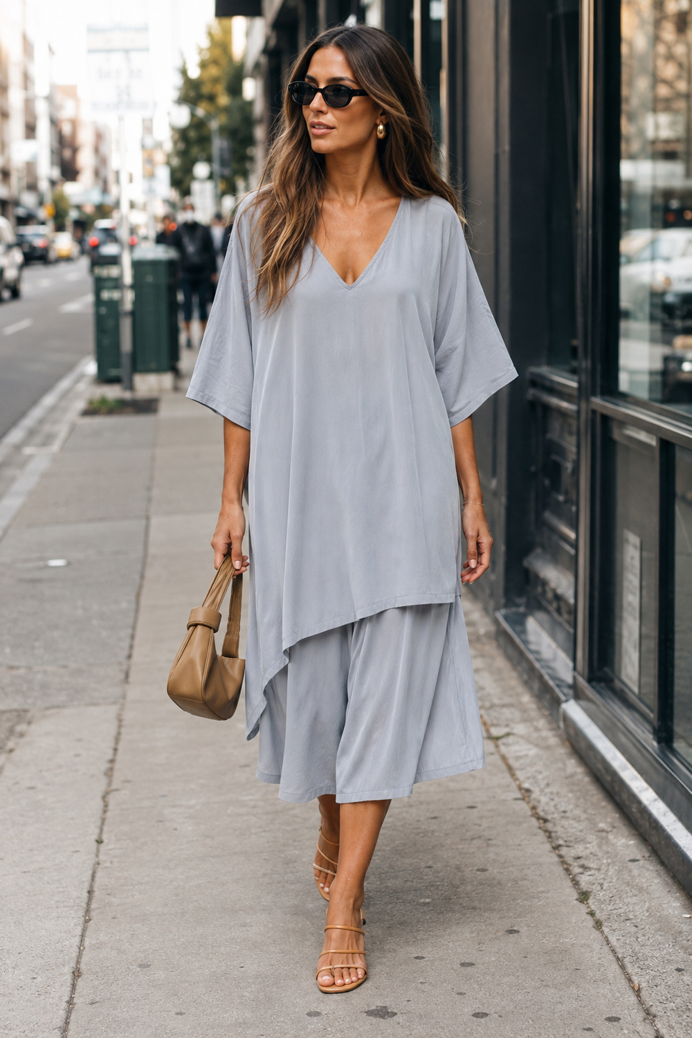 The Luxe Mini Kaftan - Bleu de Lune