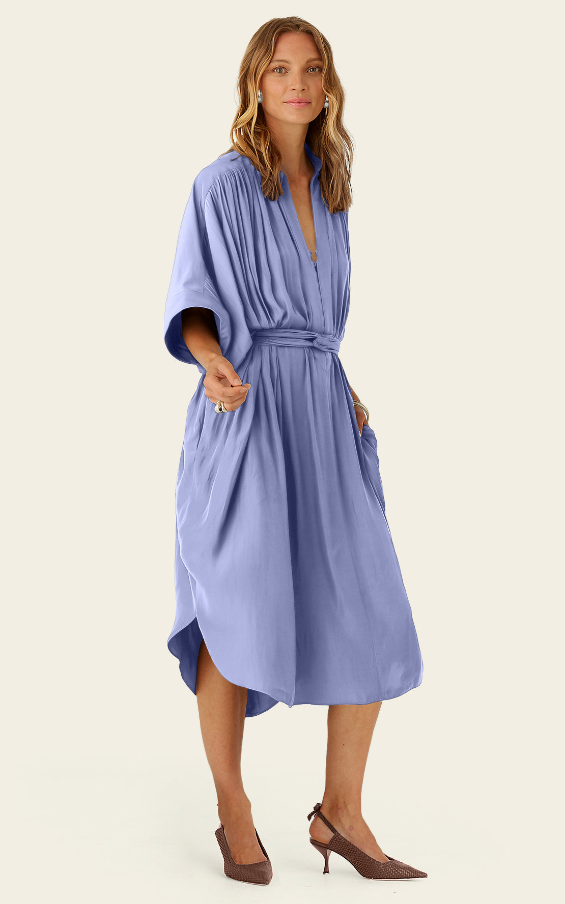 The Original Multiwear Dress - Hydrangeas, Midi