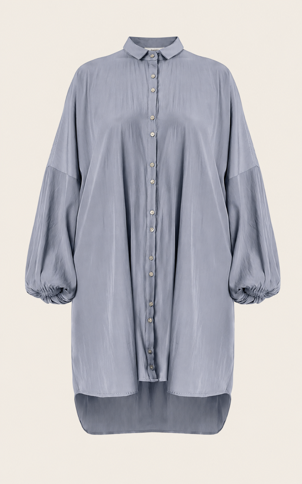 The Luxe Draper Shirt - Bleu de Lune