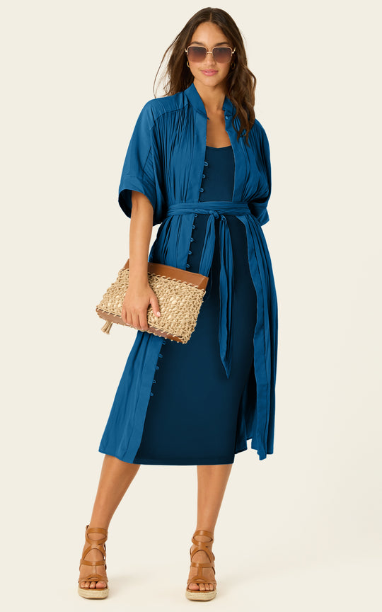The Multiwear Shirt Dress - Oceania, Petite