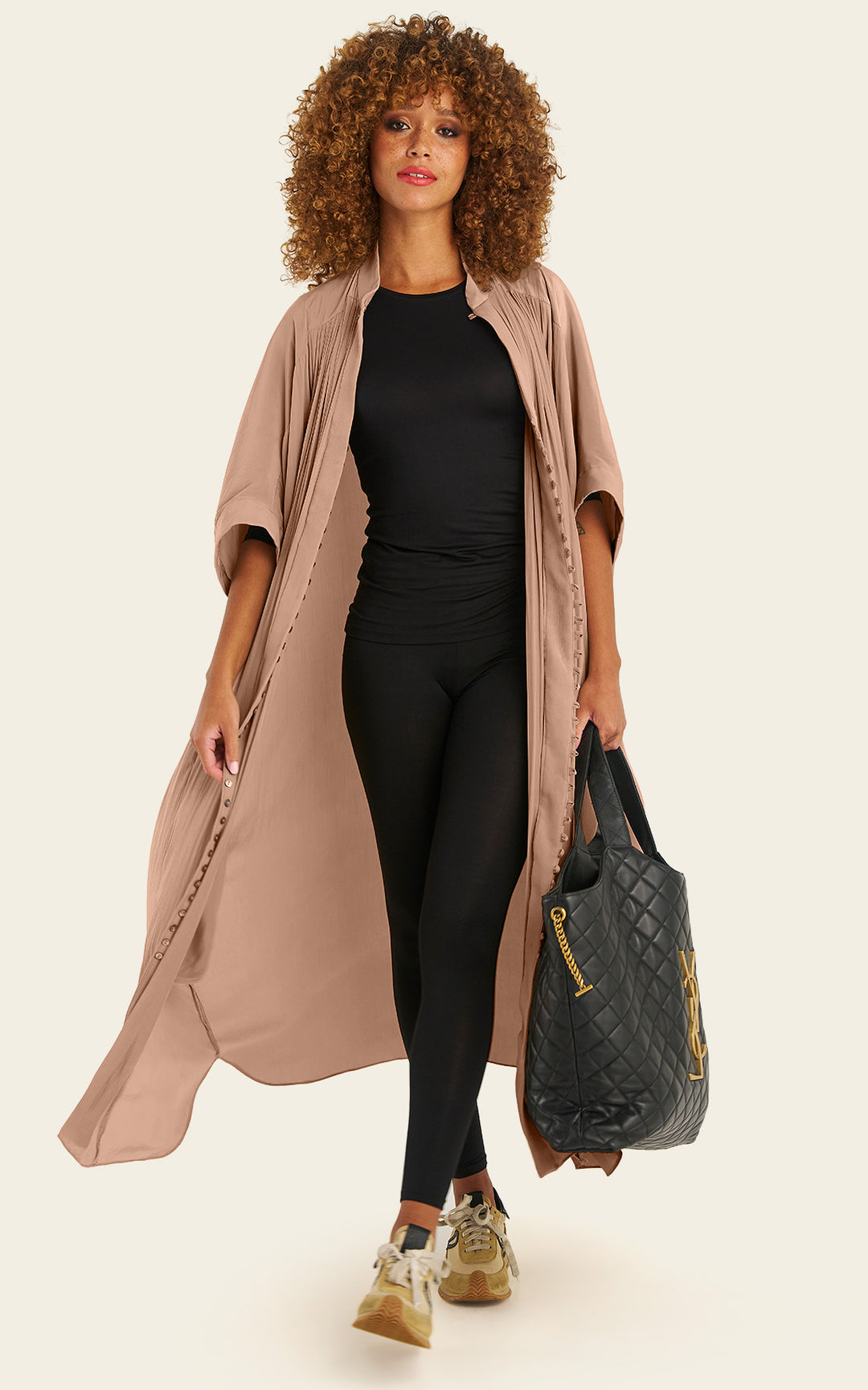 The Multiwear Shirt Dress - Chai Chameau, Grande