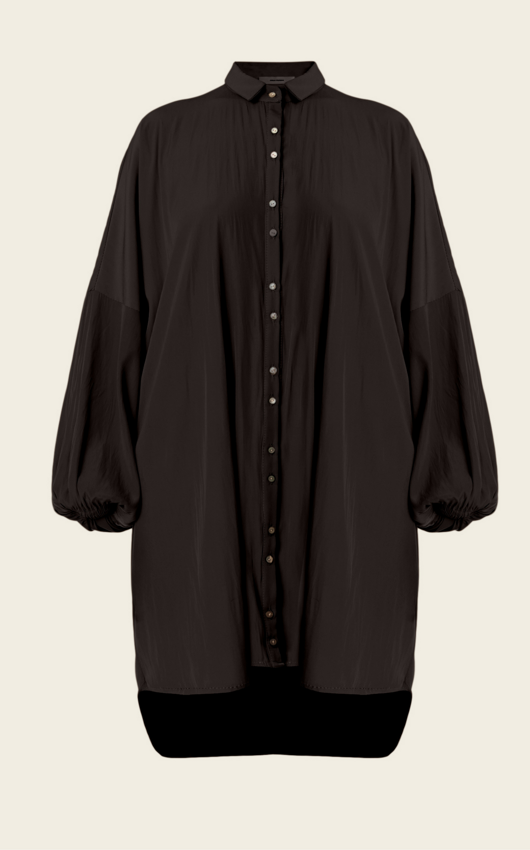 The Luxe Draper Shirt - Black