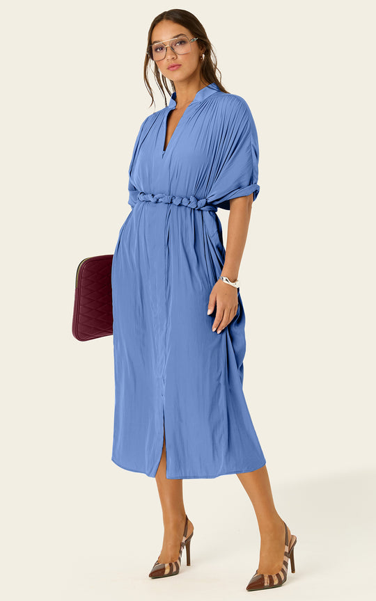 The Multiwear Shirt Dress - Cornflower, Grande