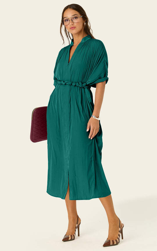 The Multiwear Shirt Dress - Juniper, Grande