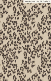 The Luxe Palazzo Pant - Snow Leopard