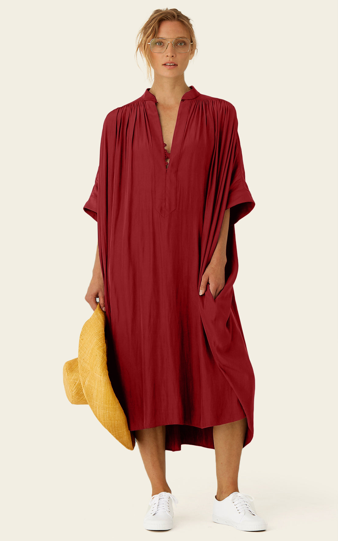 The Original Multiwear Dress - Cacao Rouge, Midi