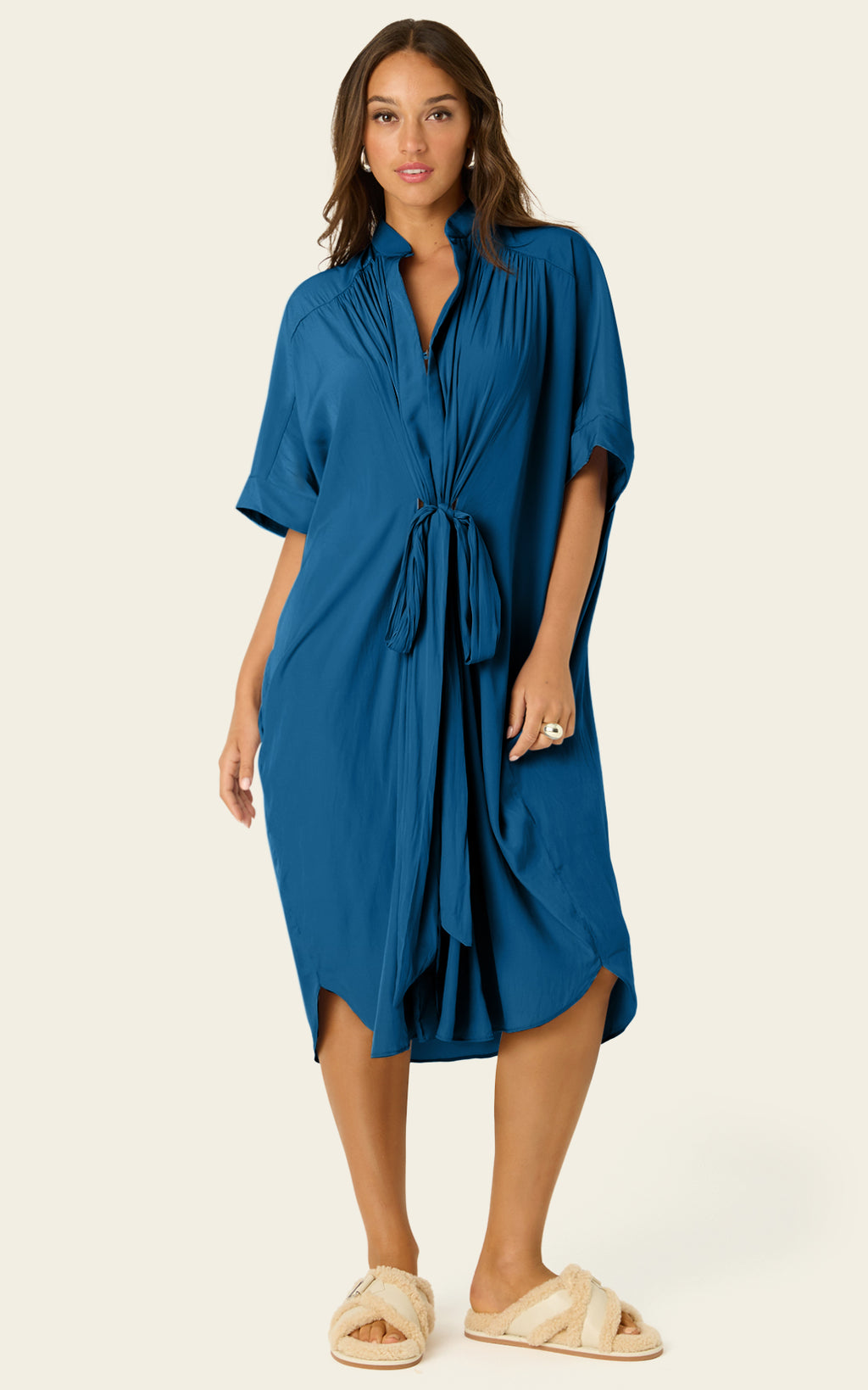 The Multiwear Shirt Dress - Oceania, Petite