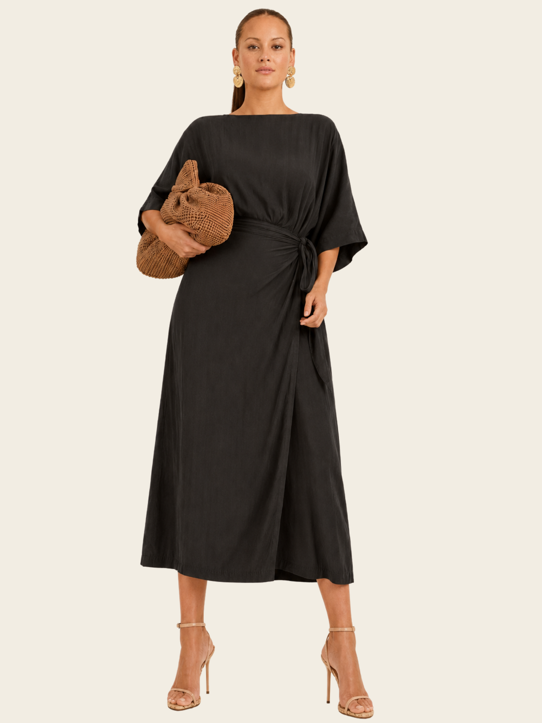 The Luxe Halo Skirt - Black