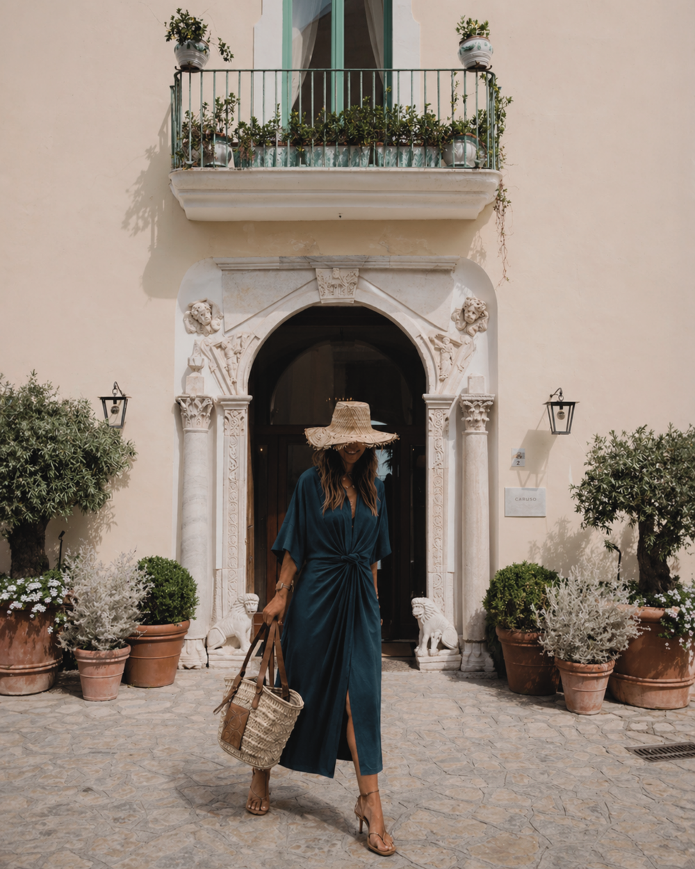 The Multiwear Shirt Dress - Night Sea, Midi