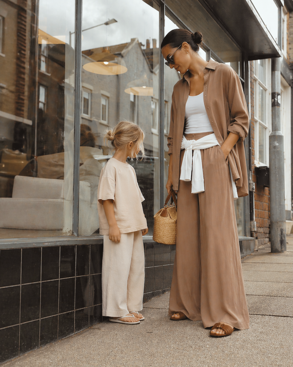 The Luxe Palazzo Pant - Chai Chameau