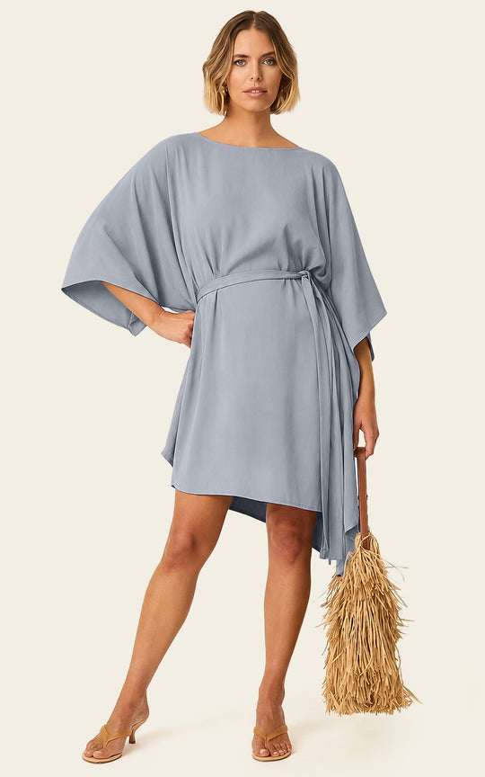 The Luxe Mini Kaftan - Bleu de Lune