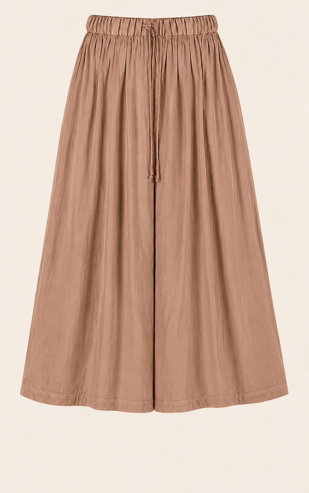 The Luxe Culotte Short - Chai Chameau