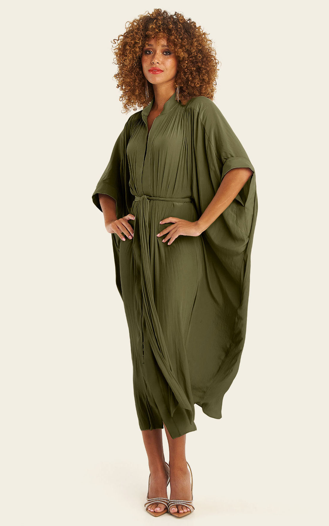 The Multiwear Shirt Dress - Pandanus,  Grande