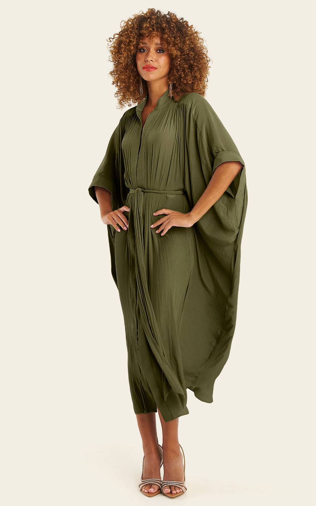 The Multiwear Shirt Dress - Pandanus,  Grande