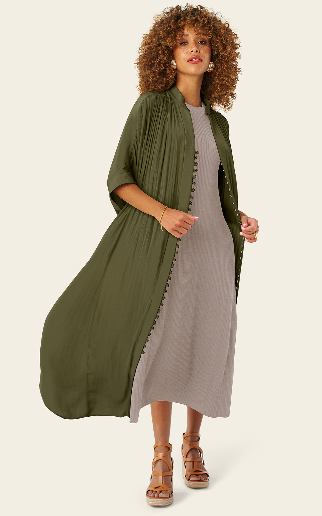 The Multiwear Shirt Dress - Pandanus,  Grande