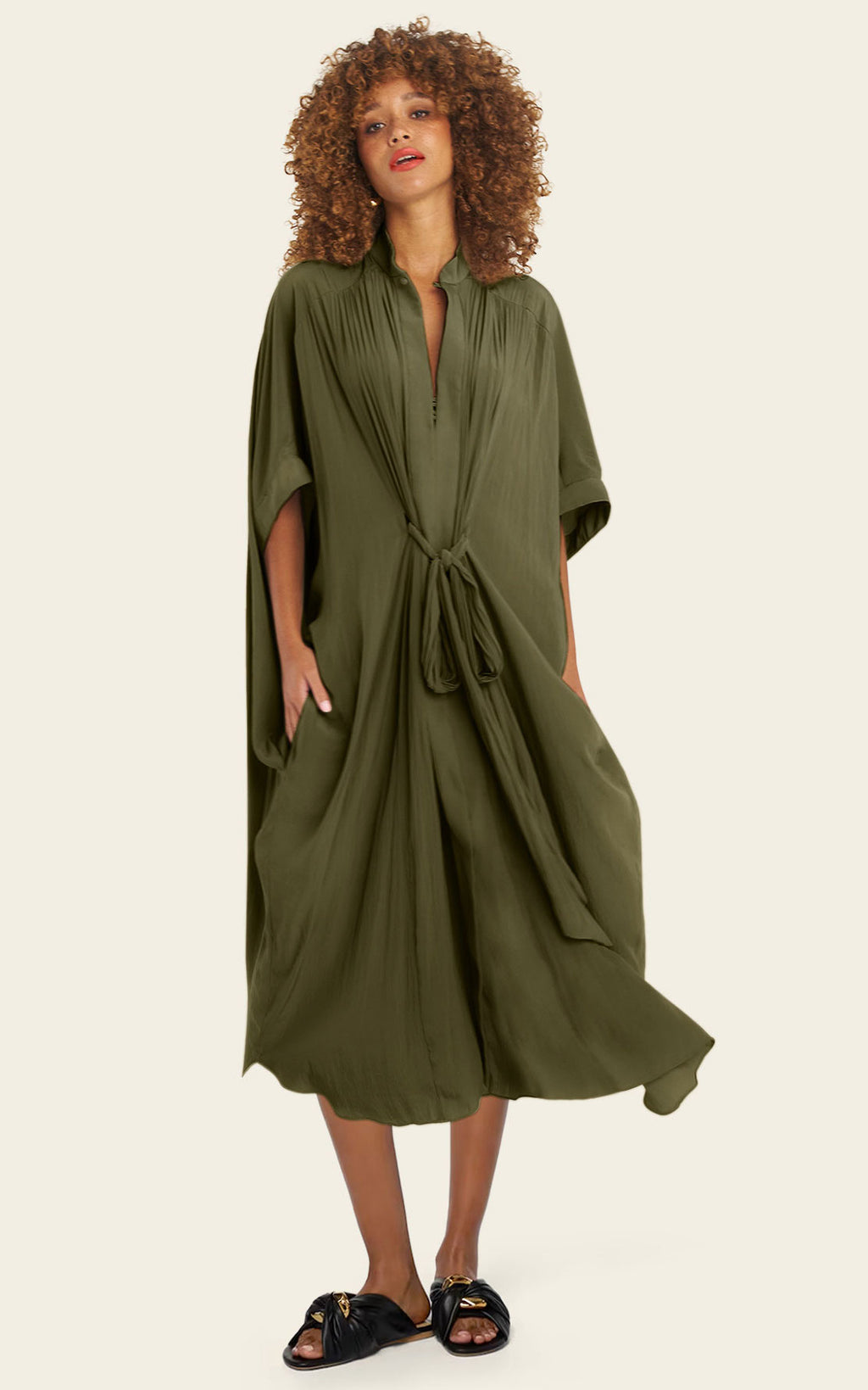 The Multiwear Shirt Dress - Pandanus,  Grande