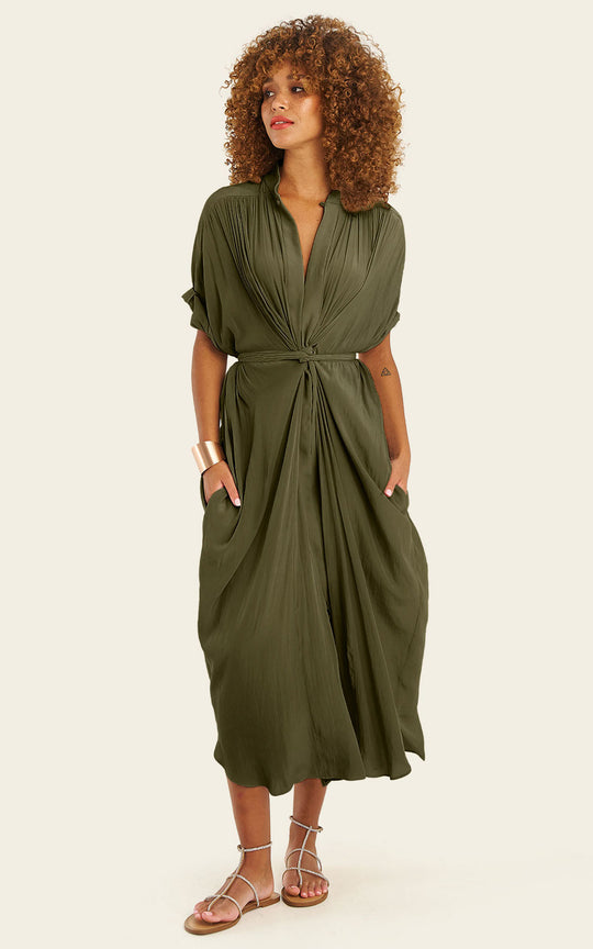 The Multiwear Shirt Dress - Pandanus,  Grande