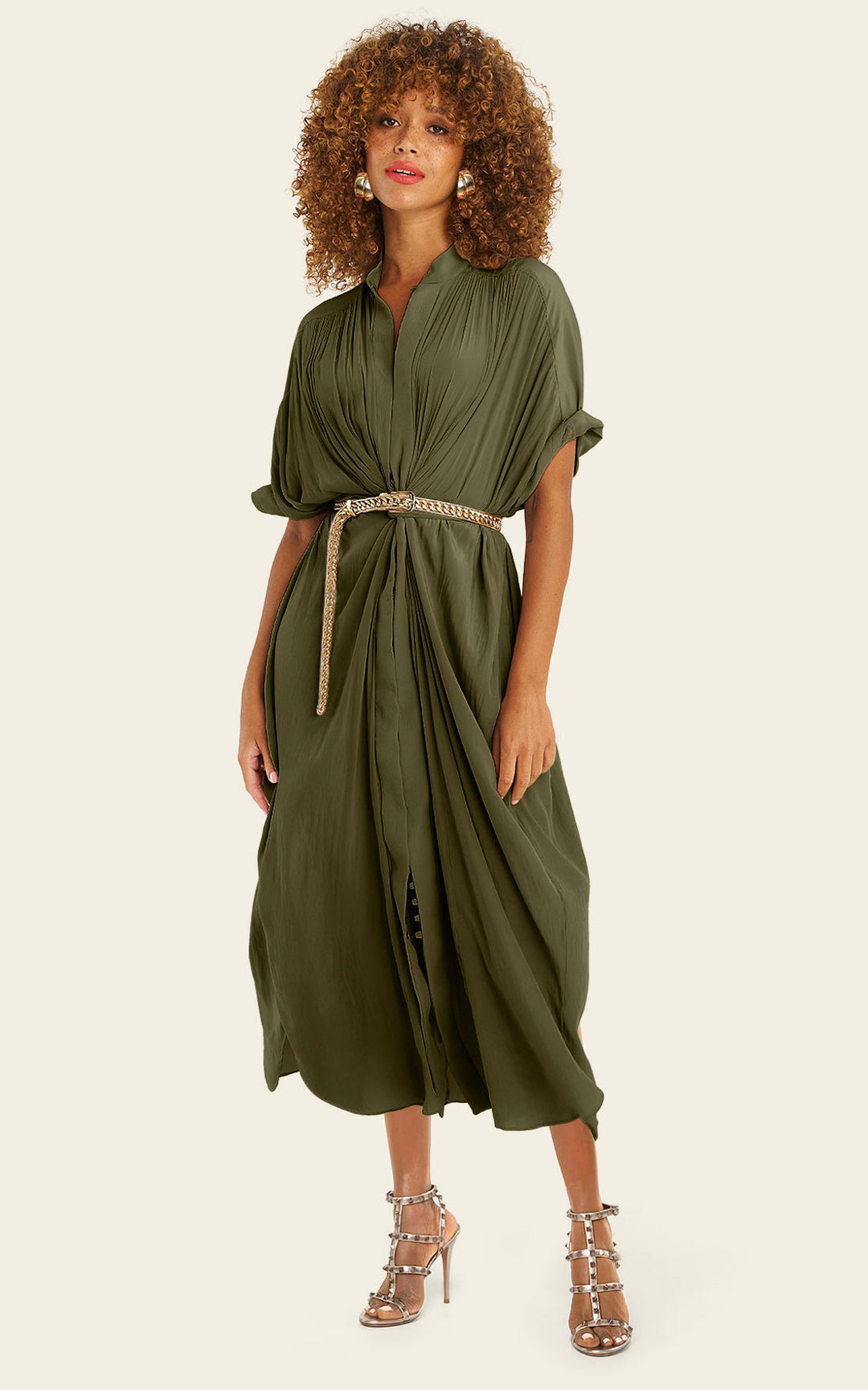 The Multiwear Shirt Dress - Pandanus,  Grande