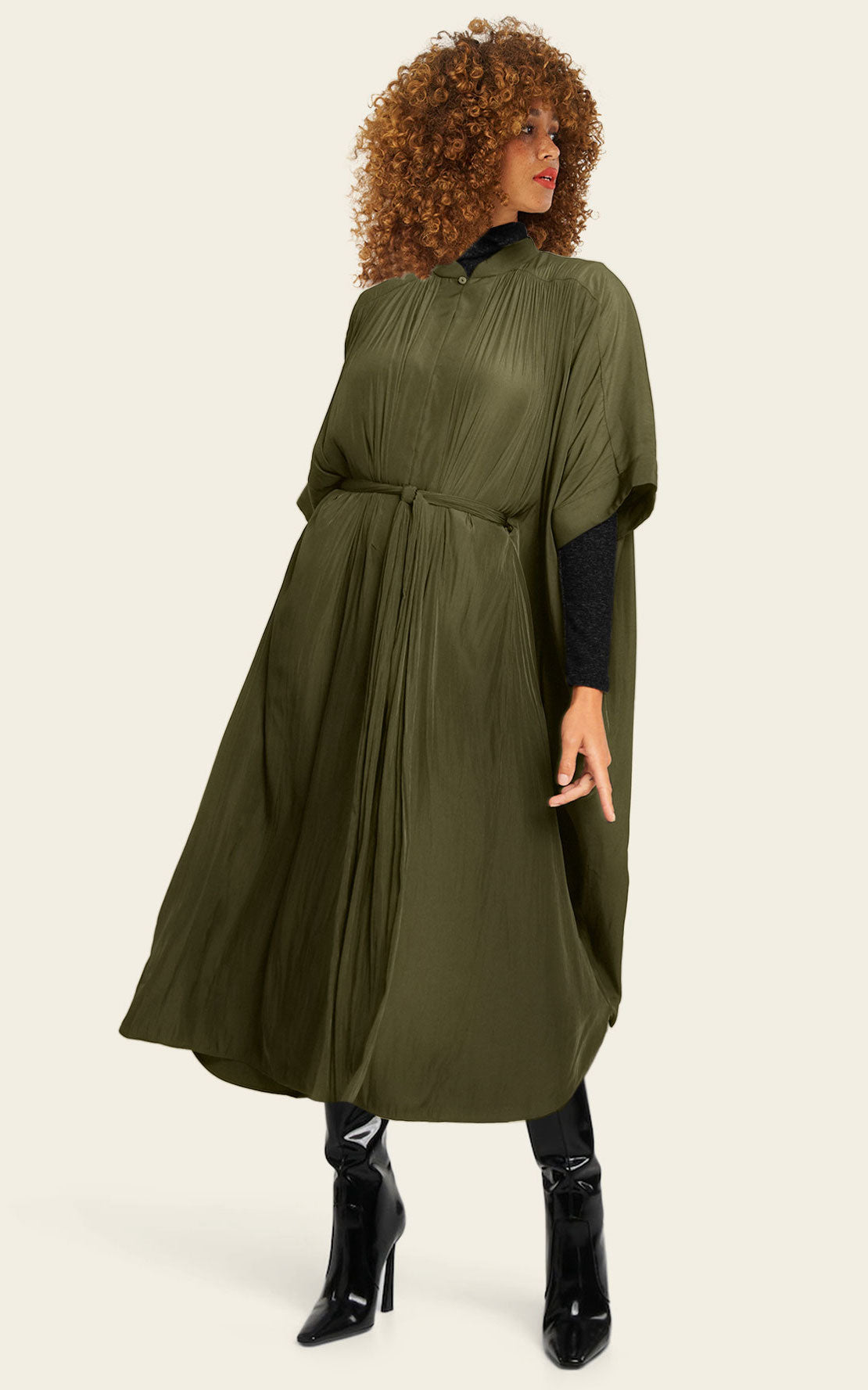The Multiwear Shirt Dress - Pandanus,  Grande