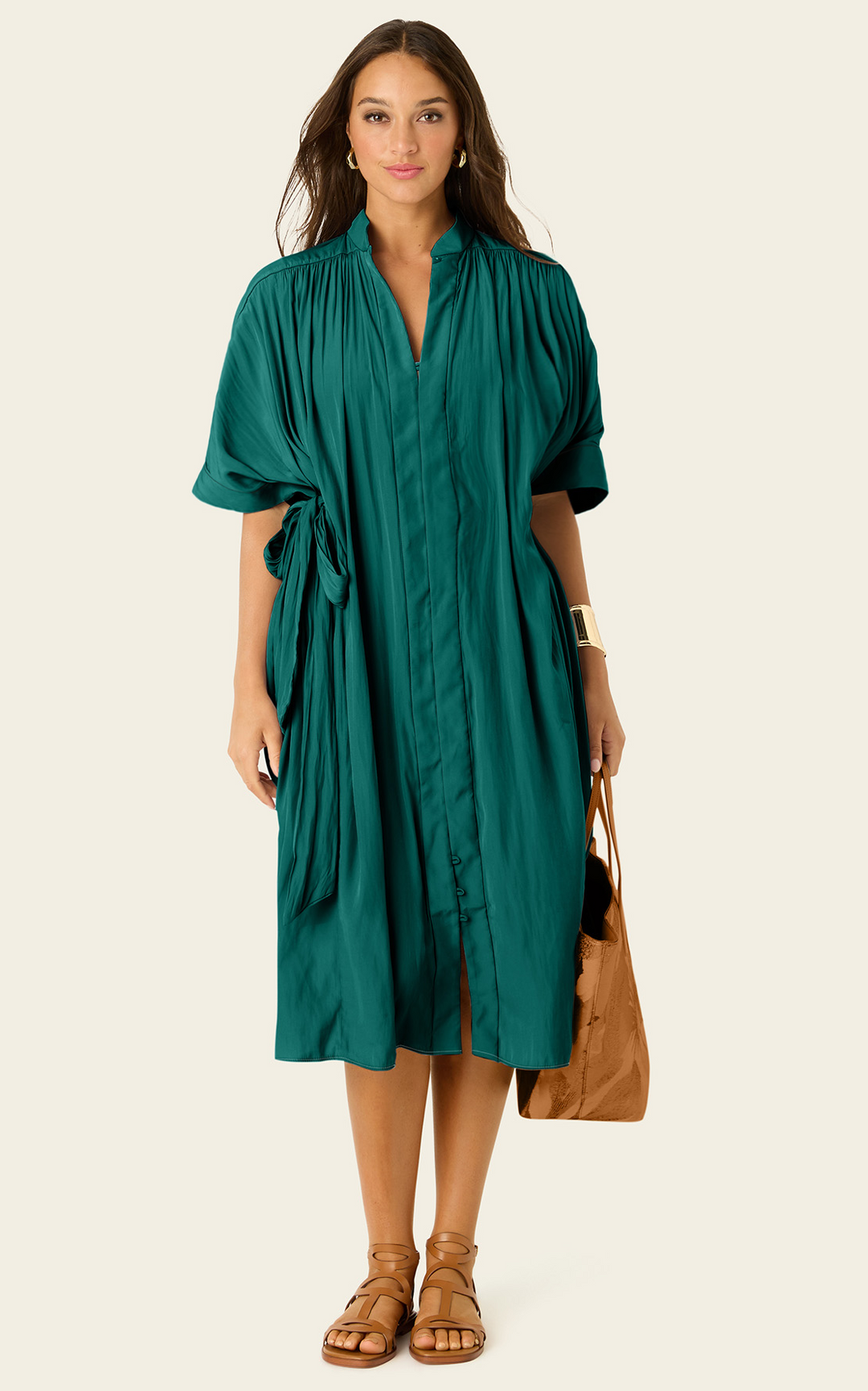 The Multiwear Shirt Dress - Juniper, Petite