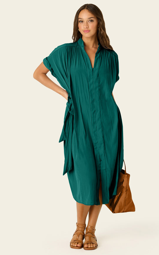 The Multiwear Shirt Dress - Juniper, Grande