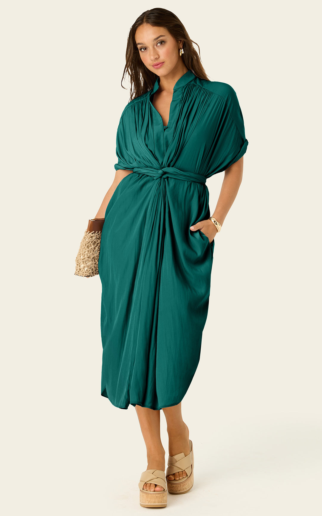 The Multiwear Shirt Dress - Juniper, Grande