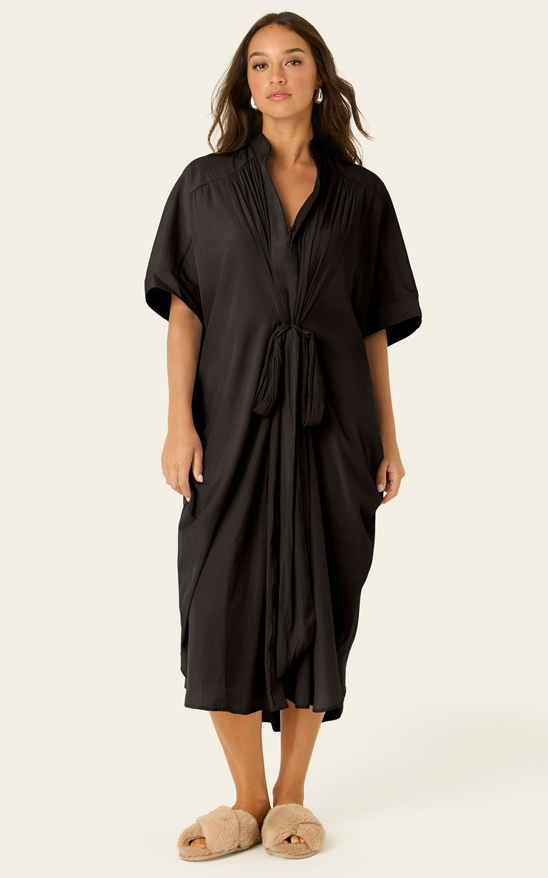 The Multiwear Shirt Dress - Black, Grande