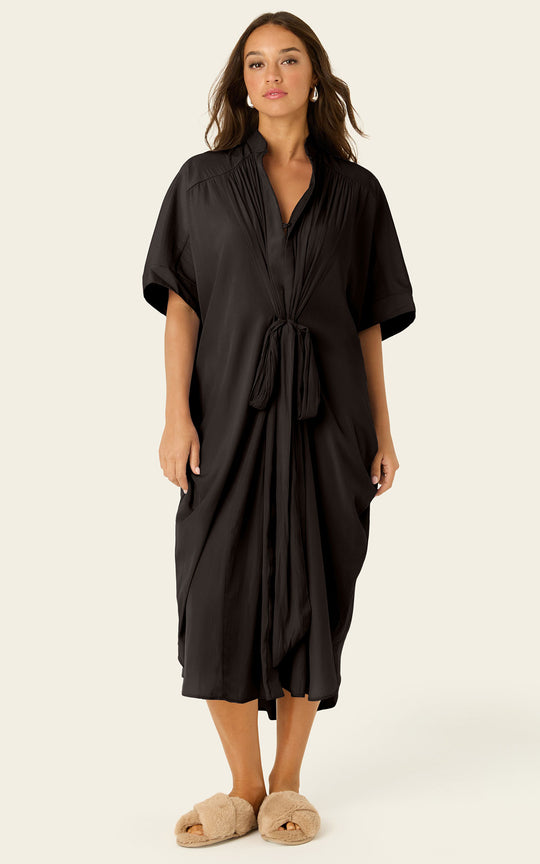 The Multiwear Shirt Dress - Black, Grande