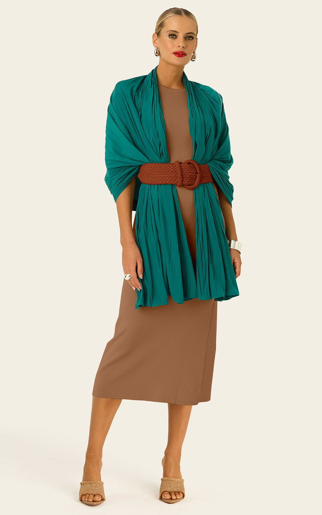 The Luxury Multiwear Wrap / juniper