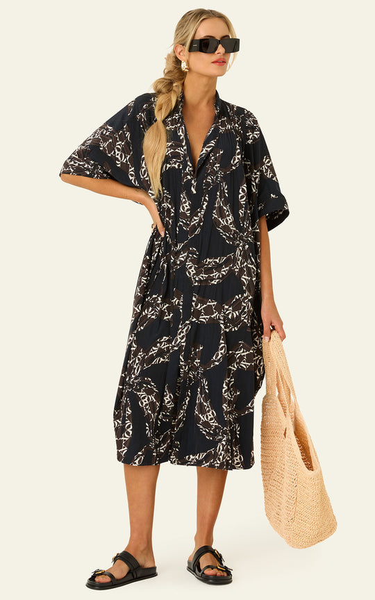 The Multiwear Shirt Dress - Scarfetta, Midi