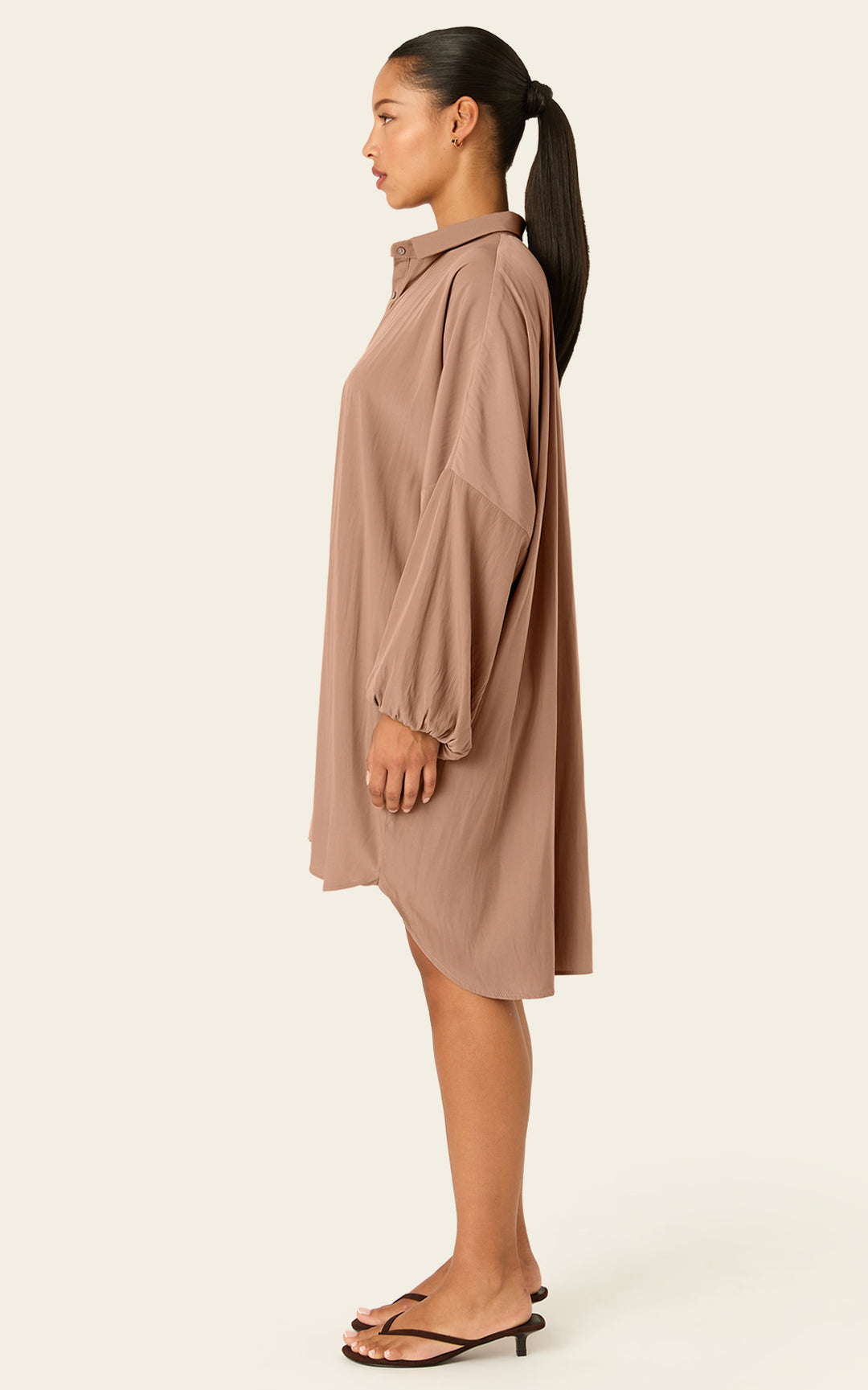 The Luxe Draper Shirt - Chai Chameau