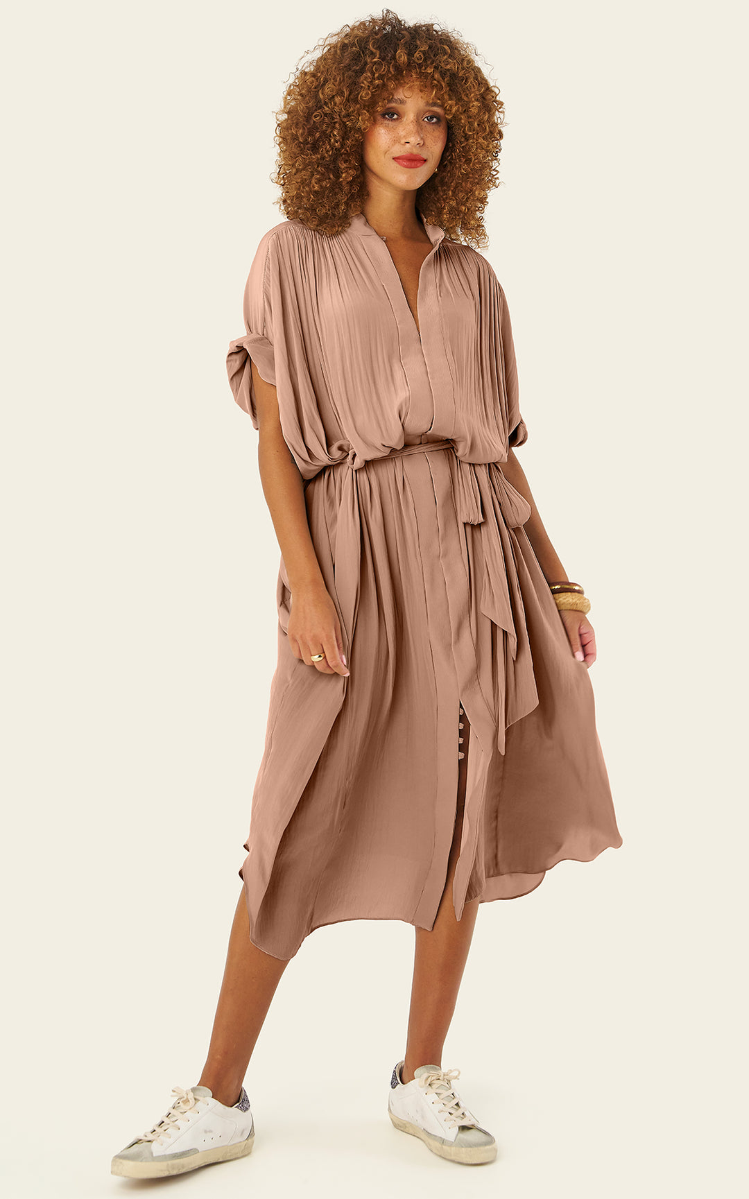 The Multiwear Shirt Dress - Chai Chameau, Grande
