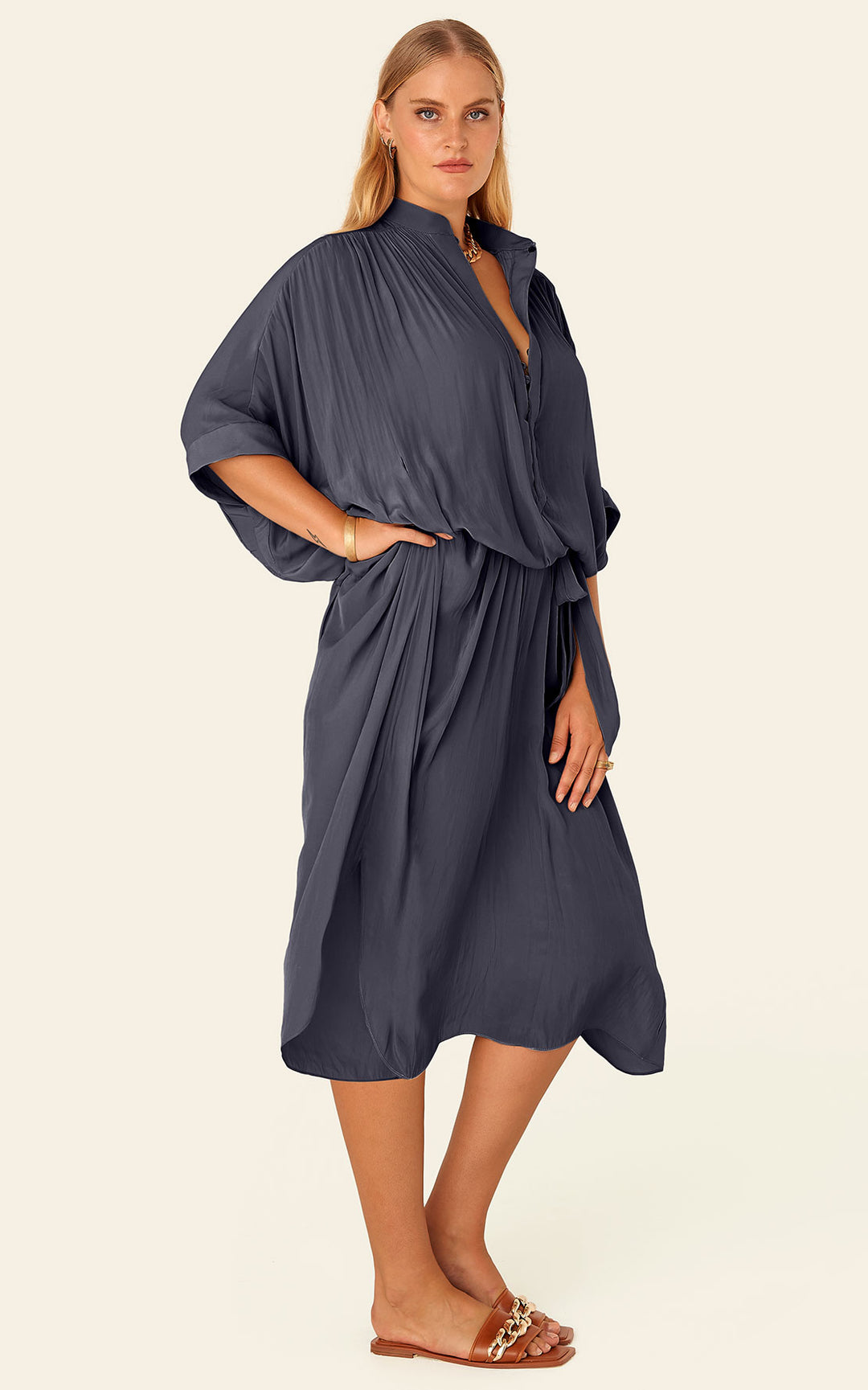 The Original Multiwear Dress - Skyfall Grey, Grande