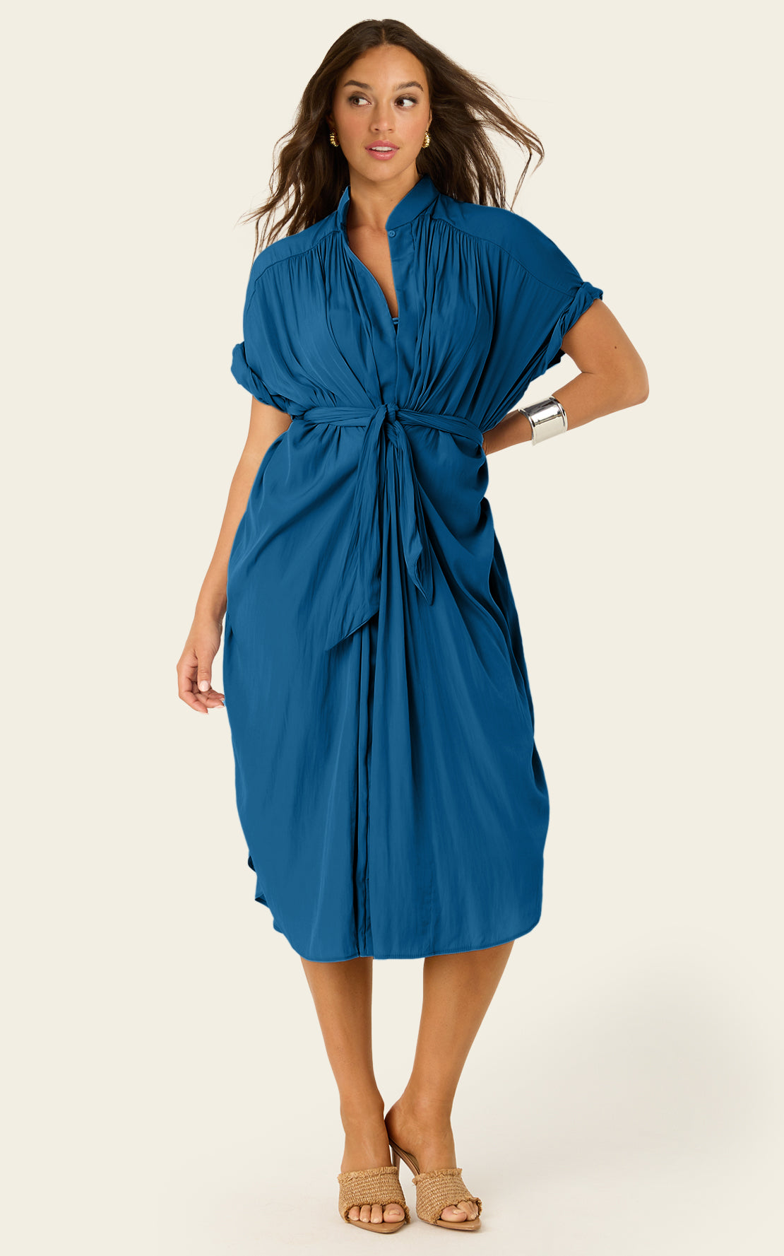 The Multiwear Shirt Dress - Oceania, Petite