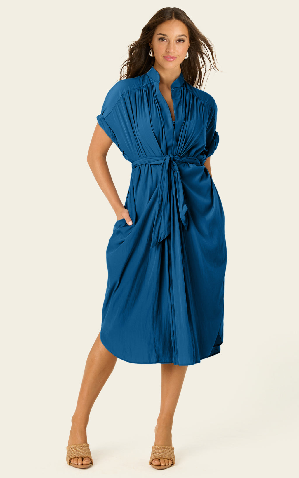 The Multiwear Shirt Dress - Oceania, Midi
