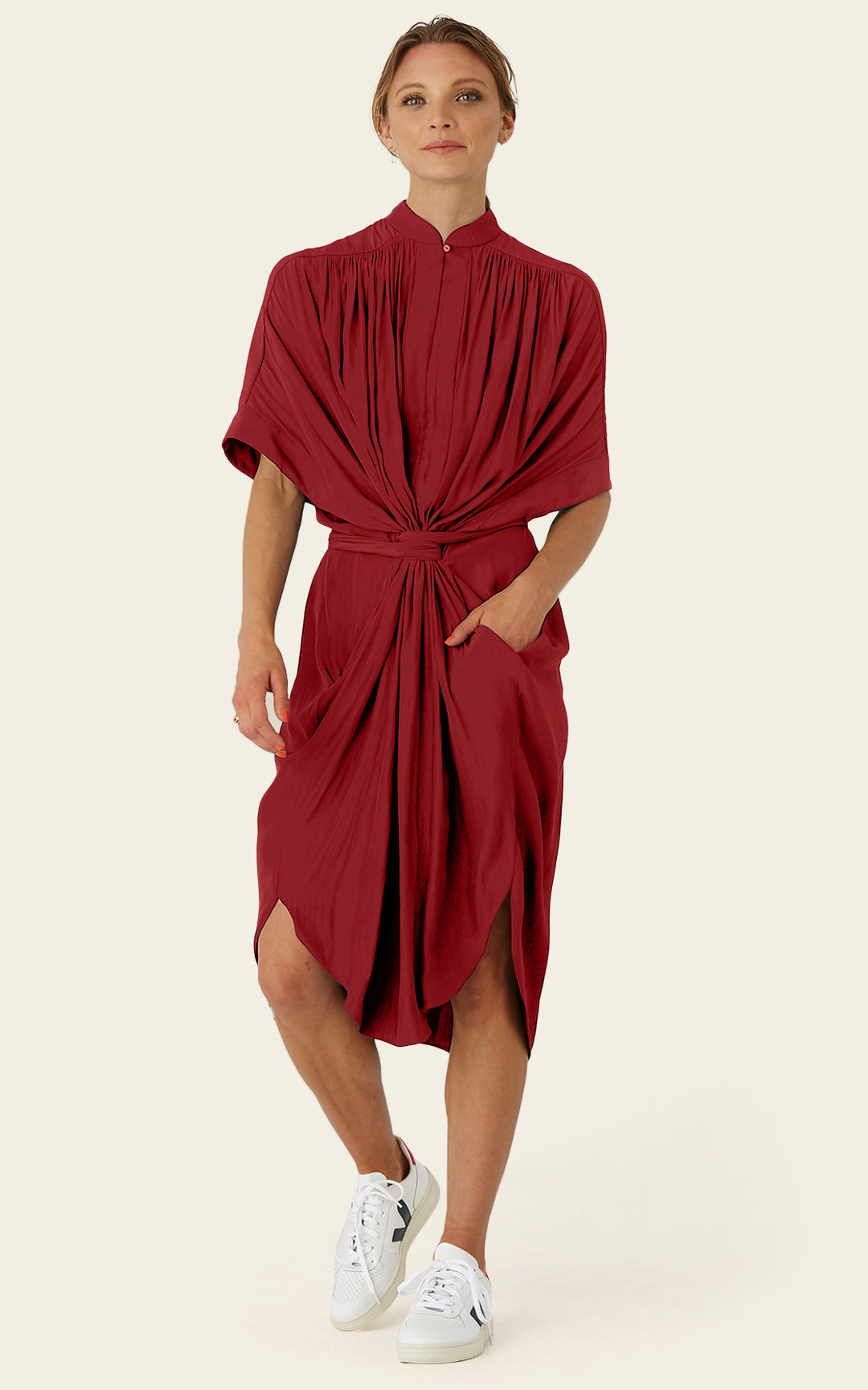 The Original Multiwear Dress - Cacao Rouge, Midi