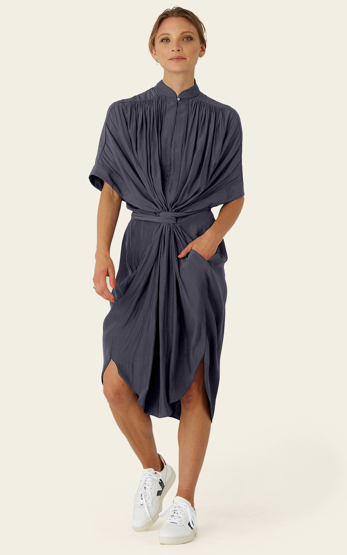 The Original Multiwear Dress - Skyfall Grey, Midi