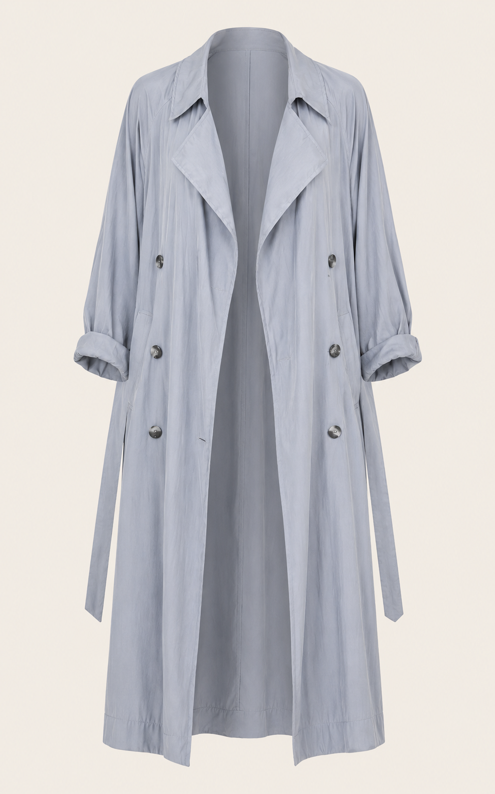The Luxe Libre Trench - Bleu de Lune