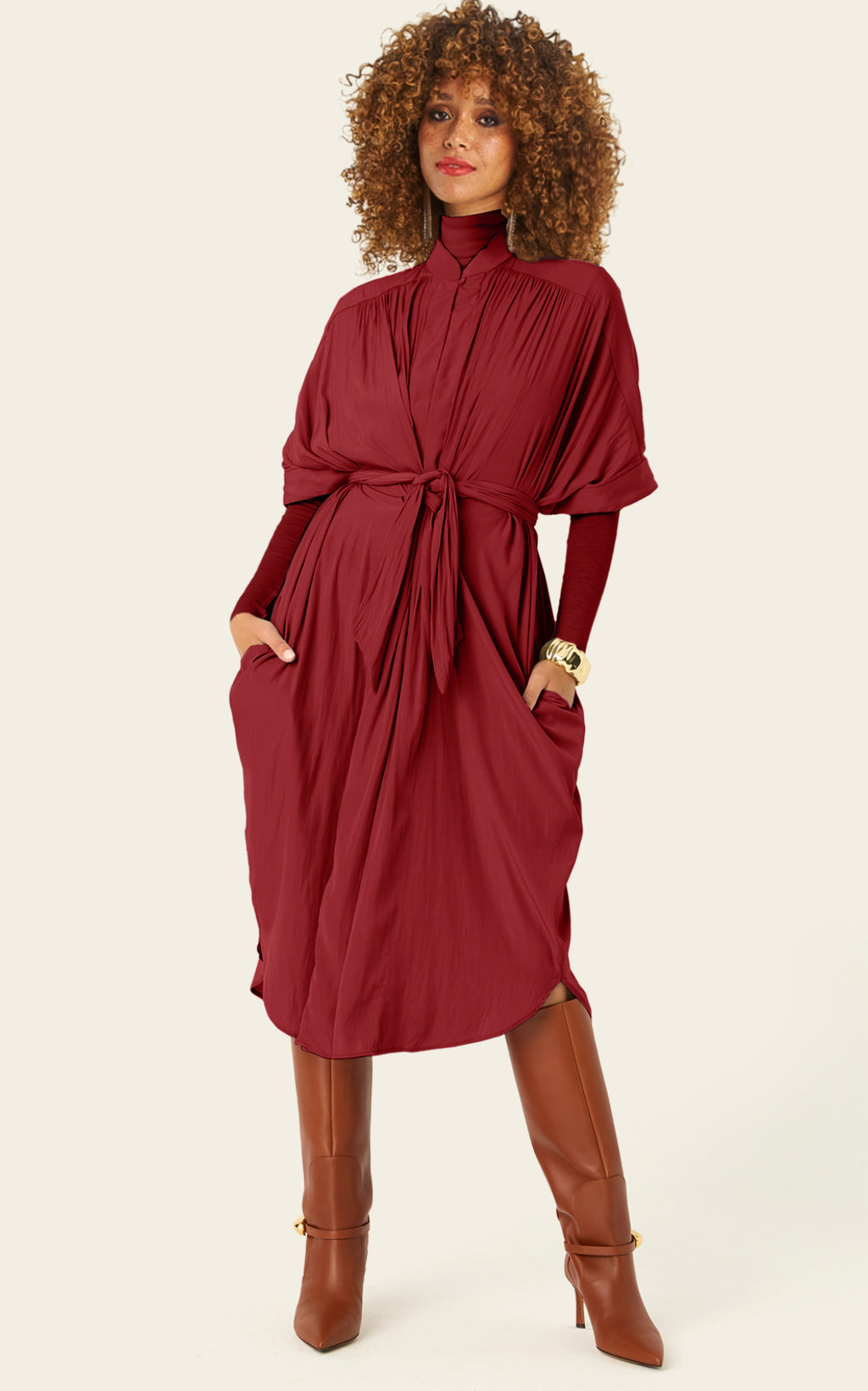 The Original Multiwear Dress - Cacao Rouge, Petite