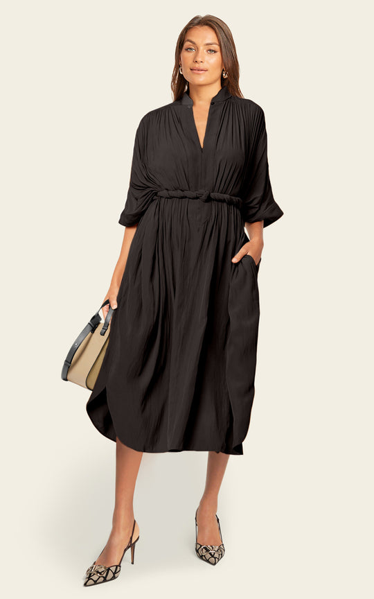 The Original Multiwear Dress - Black, Midi